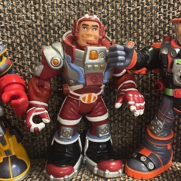 Lot of 4 Mattel Rescue Hero’s ! - Picture 4 of 8